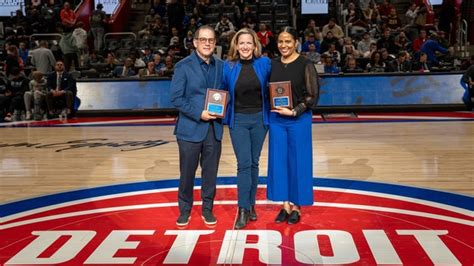 PHOTO RELEASE: Secretary Benson honors Detroit Pistons as democracy ...