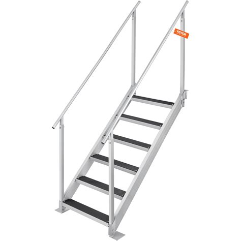 Snapklik.com : VEVOR Dock Ladder 6 Steps, 500lbs Load Pool Steps ...