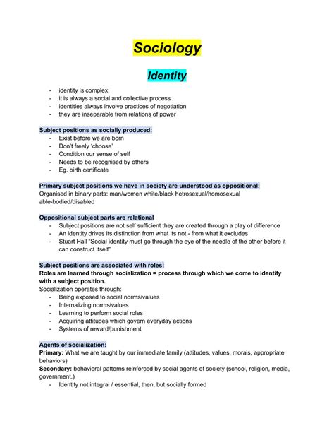 Image result for Sociology Lecture Notes PDF