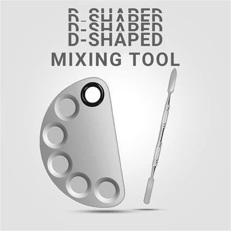 Cuffs N Lashes Stainless Steel D-shaped Foundation Mixing Tool – CUFFS ...