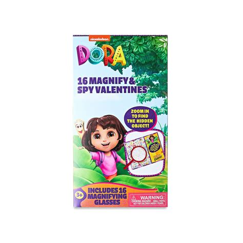 Dora Magnify & Spy Valentine's Day Kiddie Cards, Exchange, Classroom ...