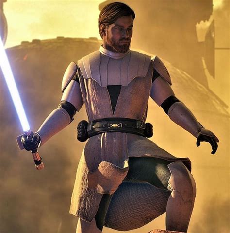 Obi-wan Kenobi became a Jedi General in the Grand Army of the Republic ...