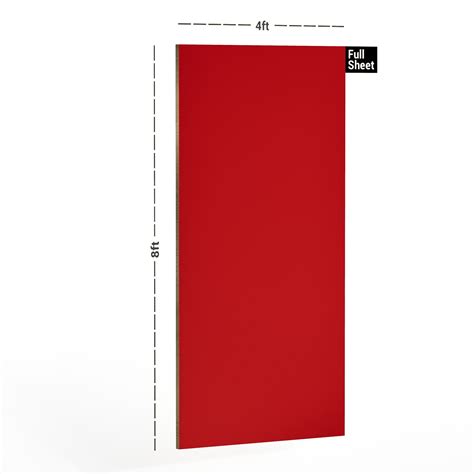 Heritage Laminates 1165 SD Red Sheet | Next Level Decor