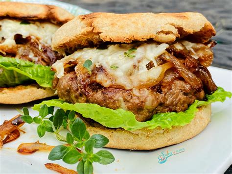 French Onion Burger - Swirls of Flavor
