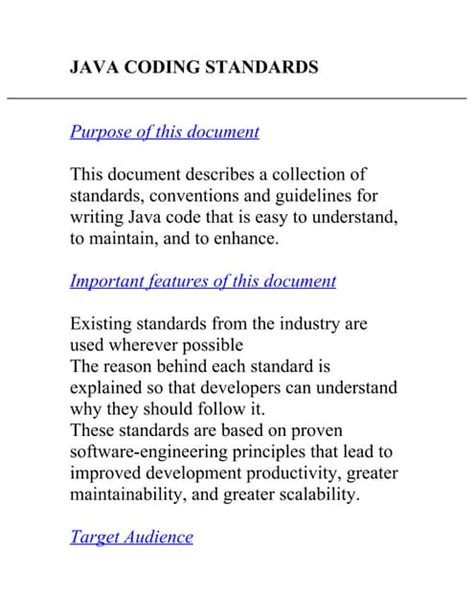 Image result for Java Code Conventions