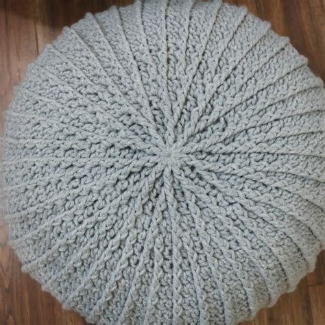 Free Crochet Floor Pouf Tutorial - MJ's off the Hook Designs
