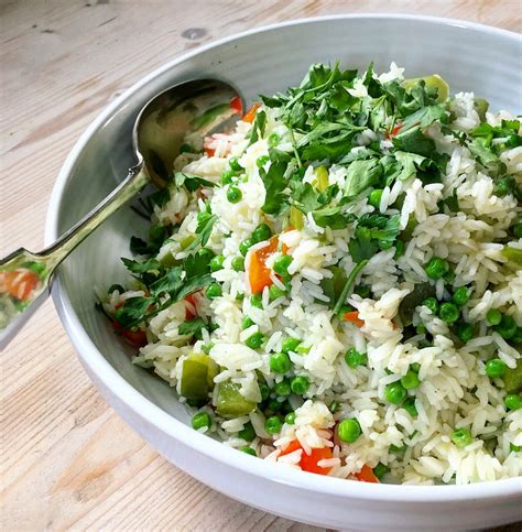 Rainbow vegetable rice – Nuush
