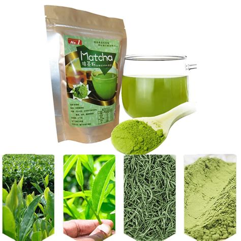 Japanese Natural Organic Grade Green Matcha Tea Powder Health Care ...