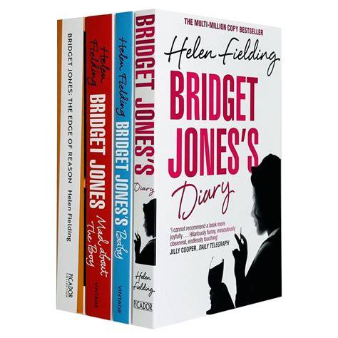 Bridget Jones Series By Helen Fielding Complete 4 Books Collection Set ...