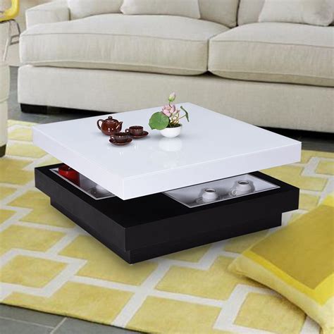 Royaloak Brio Coffee Table with High Gloss Finish : Amazon.in: Home ...