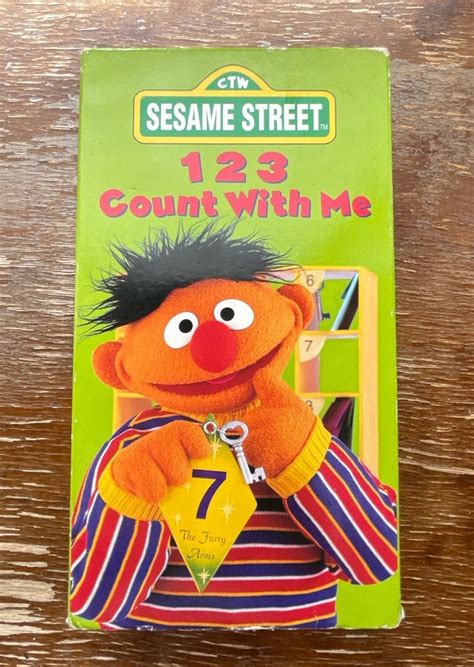 Sesame Street 123 Count With Me Vhs