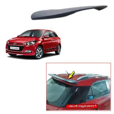 Roof Spoiler for Hyundai i20 Elite 2014-2018 Models, Color - MATT BLACK ...