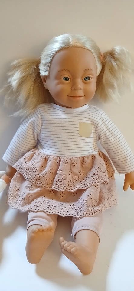 ANKO BABY AMELIA 49cm SUM SUM DOWN SYNDROME SOFT BODY DOLL IN ORIGINAL ...