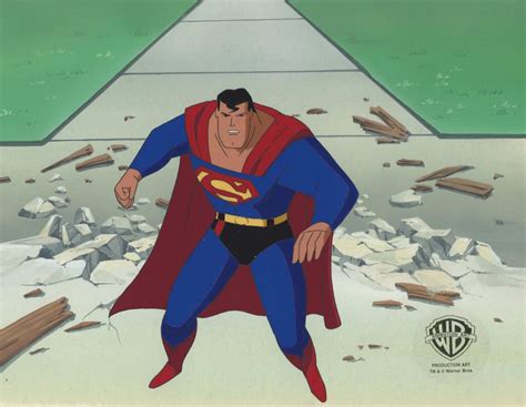 DC Comics Studio Artists - Superman the Animated Series Original Cel on ...