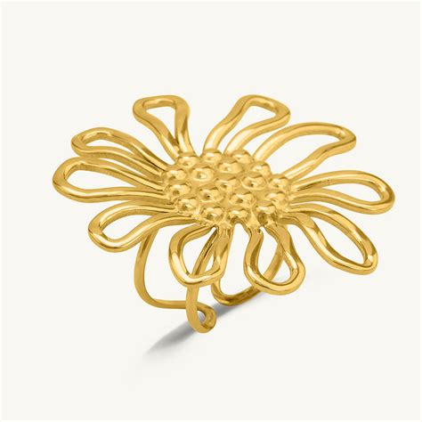 Flower Statement Ring – PALMONAS