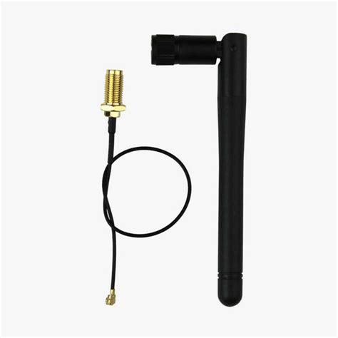 2.4G 3dB Wifi Omni Directional Antenna with IPEX U.FL to SMA Male to F ...