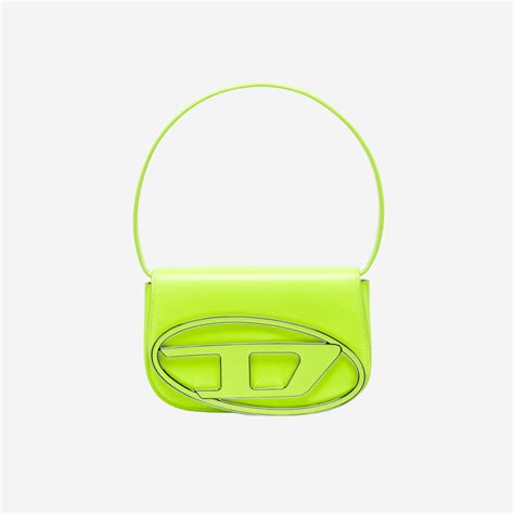 디젤 1DR 숄더백 인 네온 레더 옐로우 플루오 | Diesel | KREAM