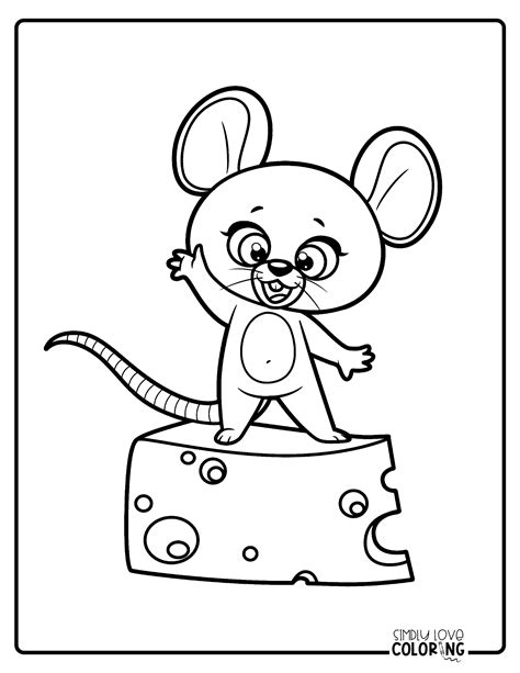Mice Coloring Pages (Free PDF Printables) - Simply Love Coloring