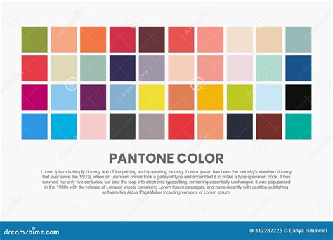 Color Palette. Table Color Shades. Color Harmony. Vector Illustration Stock Vector ...