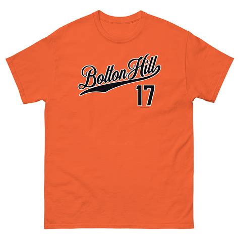 Bmore Shirts — Bolton Hill Baltimore T-Shirt 21217 Mens (Orange)