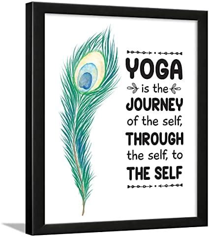 Chaka Chaundh - Yoga Quotes Frames - Meditation Quotes Wall Frame ...