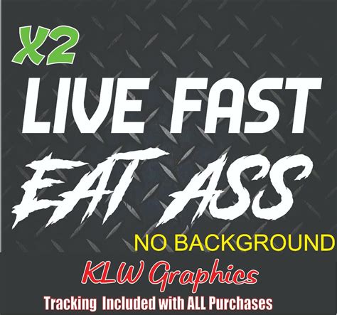 I Eat Ass Decal Sticker Rude Prank Car Turbo Diesel Truck Crew Cab 6.6 ...