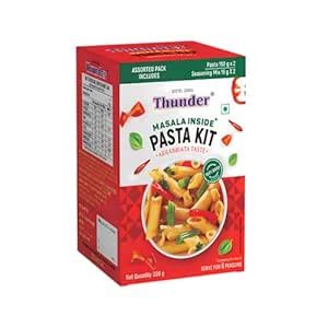 Thunder Pasta Kit | Hard Wheat Semolina Penne Pasta with High Protein ...