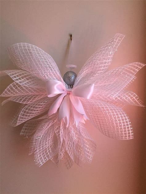 Deco Mesh Angel Wreath Tutorial 的图像结果