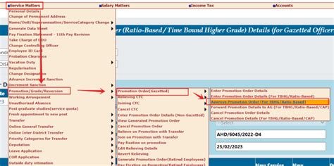 Time Bound Higher Grade Promotion/ Ratio Promotion (Gazetted ) Work ...