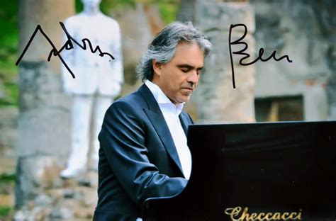 The King Karl I of Romania Autograph Museum: Andrea Bocelli