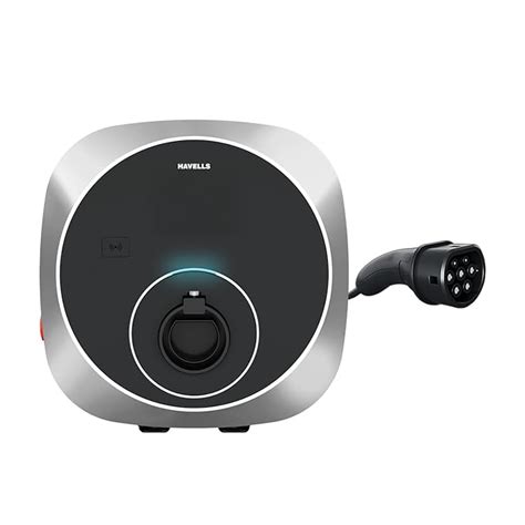 Havells 7.4 kW MotrON PRO Smart EV Charger|2m & 5m Output TPU Cable| Wi ...