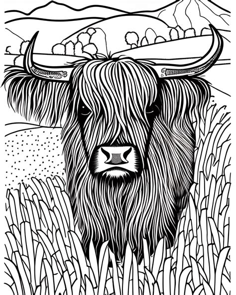 Coloring Pages of Cattle: A Fun and Educational Activity for Kids