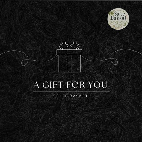 Gift card- Spice basket – Spice Basket