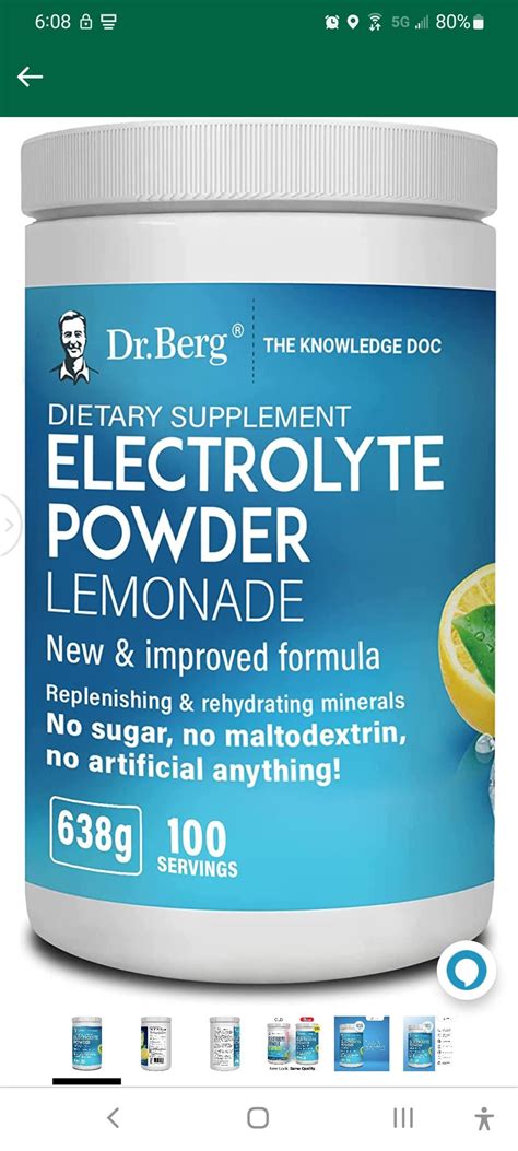 Dr Berg electrolyte powder break a fast? : r/fasting