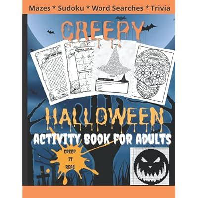 Halloween Activity Book for Adults: Fun and Creepy India | Ubuy