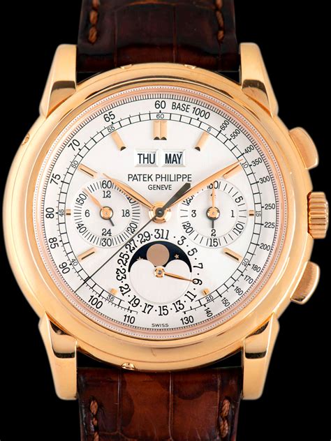 2000s Patek Philippe Perpetual Calendar Moonphase Chronograph (Ref. 59