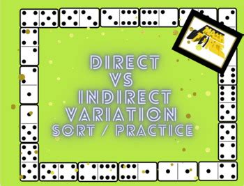 Image result for Indirect Variation Math