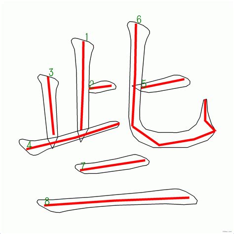 常用汉字笔画、偏旁的书写方法_word文档在线阅读与下载_无忧文档