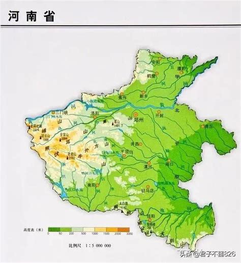 河南省水系图 - 洛阳周边 - 洛阳都市圈