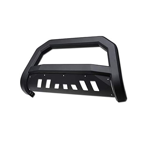 Matte Black Solid Edge Bold Bull Bar Compatible With 2007 | Desertcart ...