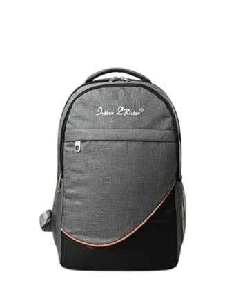 Buy Indian 2Rister 35 Liter Laptop Backpack, Grey and Black, Water ...