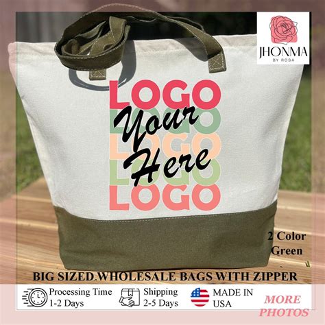 Custom Canvas Tote Bag, Print Canvas Shoulder Bag, Wholesale Bags, Bulk ...