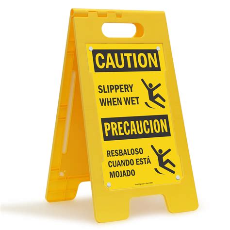 Caution Floor Signs | OSHA Compliant Caution Signs for Floor