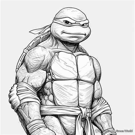 Tmnt Coloring Pages Raphael