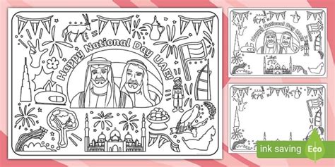 National Day Doodle Colouring Sheet (teacher made) - Twinkl