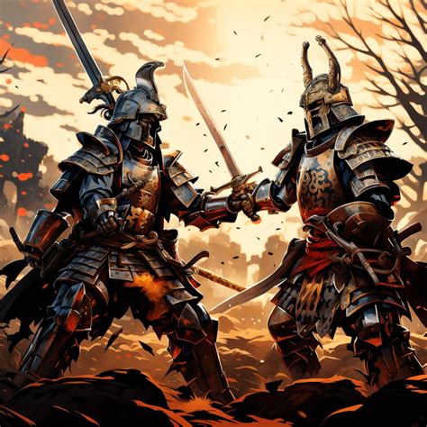Knight vs Samurai: A Clash of Legends