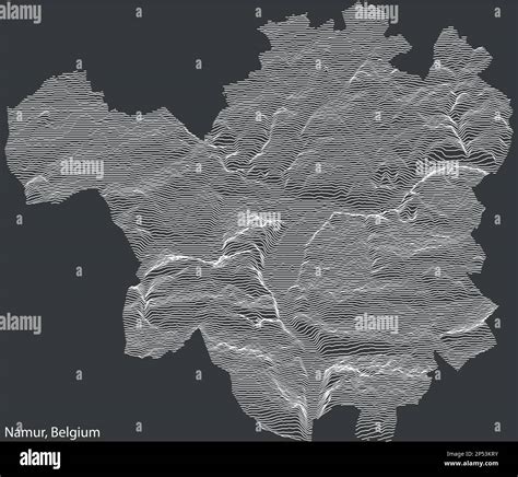 Topographic relief map of NAMUR, BELGIUM Stock Vector Image & Art - Alamy
