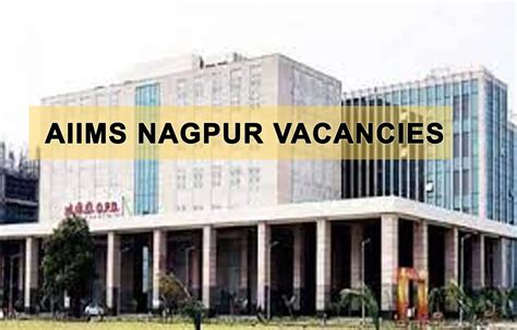 Walk In Interview At AIIMS Nagpur For Senior Resident Post In Various ...