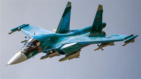 Sukhoi Su-34 Fullback — HD Military Jet Fighter Wallpaper