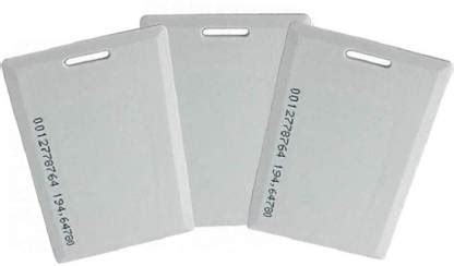 Kosh RFID Cards Clamshell Thick 1.8mm LF 125 kHz Proximity Card (Pack ...